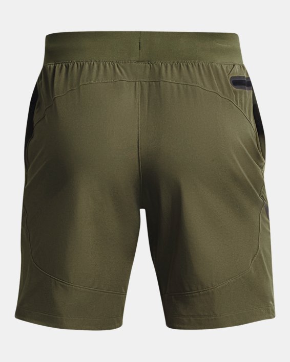Herren UA Unstoppable Shorts, Green, pdpMainDesktop image number 7
